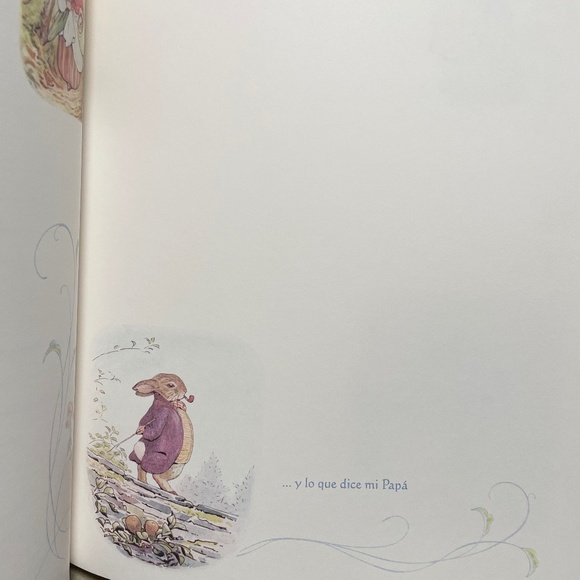 NEW Vntg Spanish Peter Rabbit “El Cuento De Los Dias Del Bebe” Baby Memory Book - Picture 6 of 7
